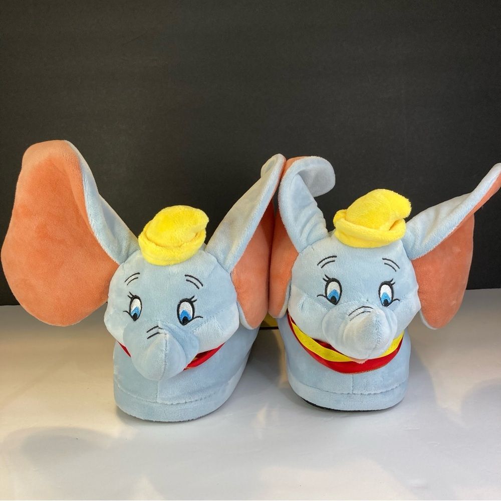 Disney Dumbo Plush Slippers Adult Women Size L 9/10